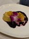 A vegan option mango pudding dessert, layered with passion fruit, mango, guava and finished off with a blueberry chutney _.jpg