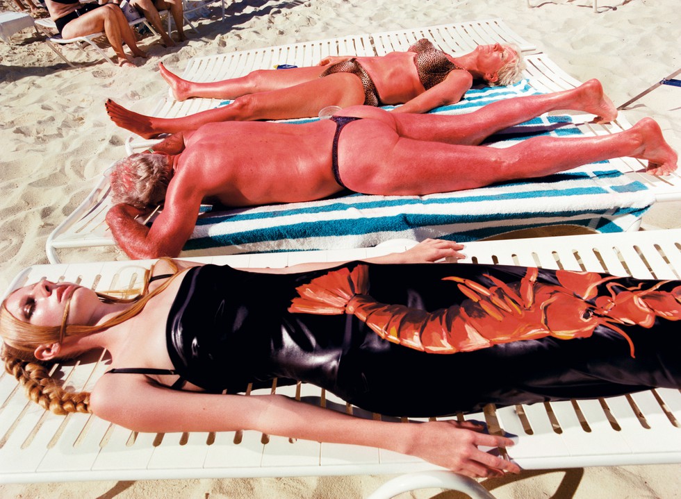 David LaChapelle, Lobster With A Side of Fries, Bahamas, 1998, Courtesy of VISU Contemporary.jpg