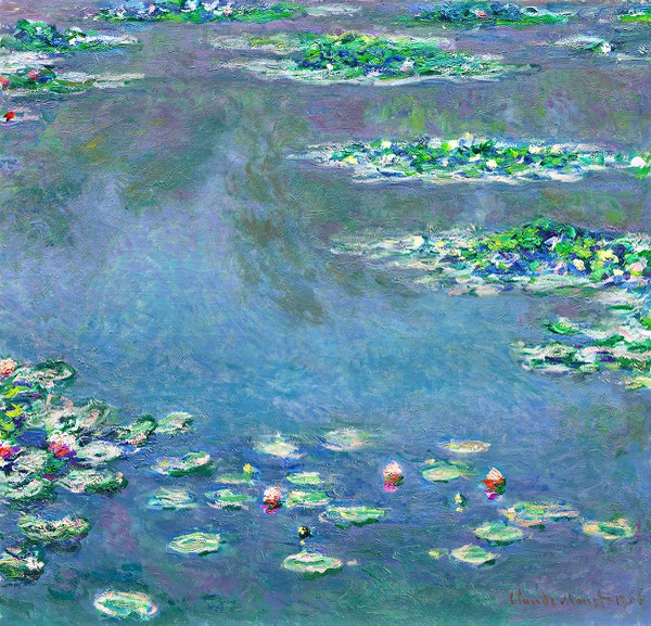 Monet Water Lilies painting